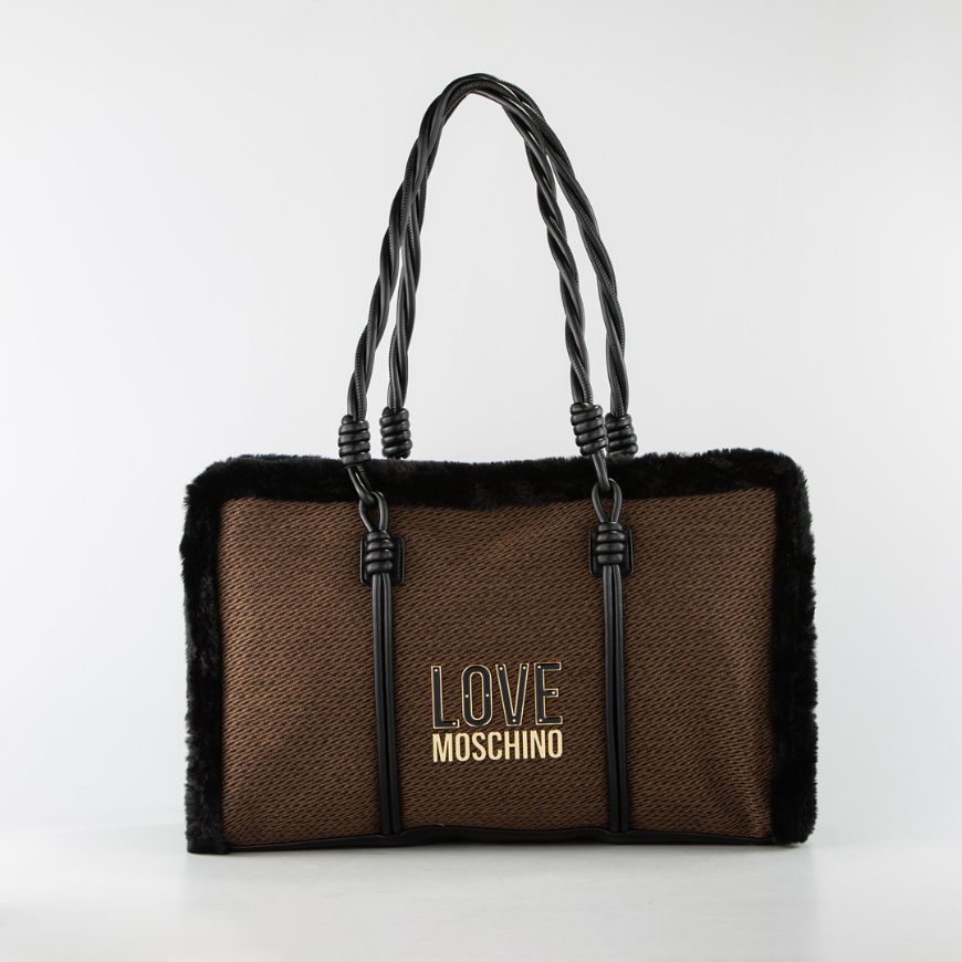 Снимка на LOVE MOSCHINO WINTERY ДАМСКА ШОПЪР ЧАНТА В ЧЕРНО