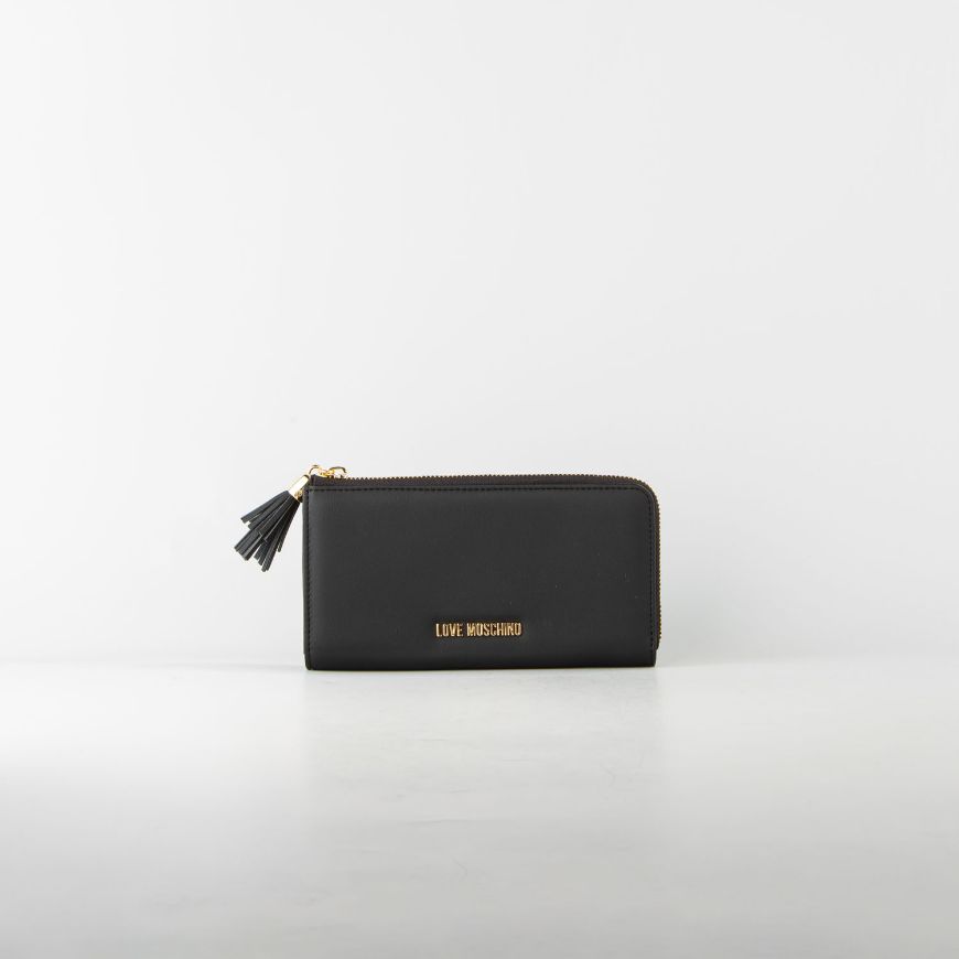 Снимка на LOVE MOSCHINO ДАМСКО ПОРТМОНЕ С ЛОГО В ЧЕРНО