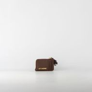 Снимка на LOVE MOSCHINO ДАМСКИ КАРТОДЪРЖАТЕЛ С ЛОГО В КАФЯВО 1
