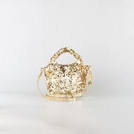 Снимка на LOVE MOSCHINO БЛЕСТЯЩА МИНИ ДАМСКА ЧАНТА С ПАЙЕТИ В ЗЛАТИСТО 3