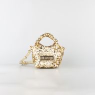 Снимка на LOVE MOSCHINO БЛЕСТЯЩА МИНИ ДАМСКА ЧАНТА С ПАЙЕТИ В ЗЛАТИСТО 1
