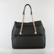Снимка на LOVE MOSCHINO BOLD LOVE ДАМСКА ШОПЪР ЧАНТА С РЕЛЕФНО ЛОГО В ЧЕРНО 3