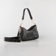 Снимка на LOVE MOSCHINO ДАМСКА ХОБО ЧАНТА С АКЦЕНТ ГРАФИТИ В ЧЕРНО 2