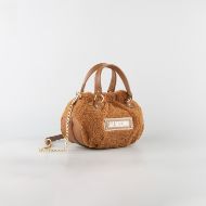 Снимка на LOVE MOSCHINO CHUNKY TAB МИНИ ДАМСКА ХОБО ЧАНТА С ВЕРИГА В БЕЖОВО 2