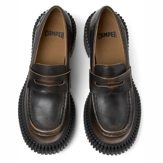 Показвай детайлите за CAMPER PIX LONDON ДАМСКИ КОЖЕНИ МОКАСИНИ НА ПЛАТФОРМА В КОМБИНАЦИЯ 3 - FanPoint Снимка на CAMPER PIX LONDON ДАМСКИ КОЖЕНИ МОКАСИНИ НА ПЛАТФОРМА В КОМБИНАЦИЯ 3