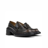 Picture of CAMPER WOMEN'S PIX LONDON LEATHER PLATFORM MOCCASIN IN MULTICOLOR 2
