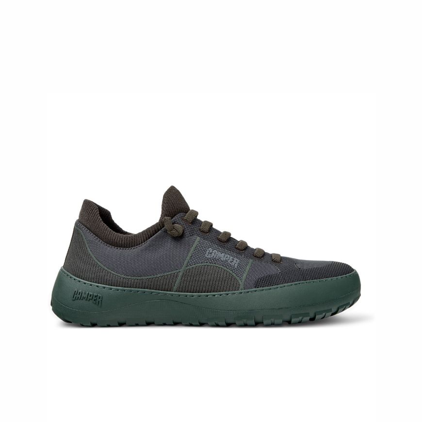 Picture of CAMPER MEN'S PEU SERRA TEXTILE SNEAKERS IN GREY