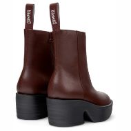Picture of CAMPER WOMEN'S BILLIE LEATHER PLATFORM BOOTS IN RED 4