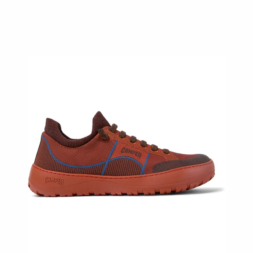Picture of CAMPER WOMEN'S PEU SERRA TEXTILE SNEAKERS IN ORANGE