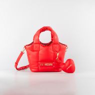 Снимка на LOVE MOSCHINO PUFFY LOGO ДАМСКА РЪЧНА ЧАНТА В ЧЕРВЕНО 1