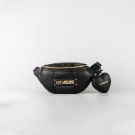 Снимка на LOVE MOSCHINO PUFFY LOGO ДАМСКА ЧАНТА ЗА КРЪСТ В ЧЕРНО 1