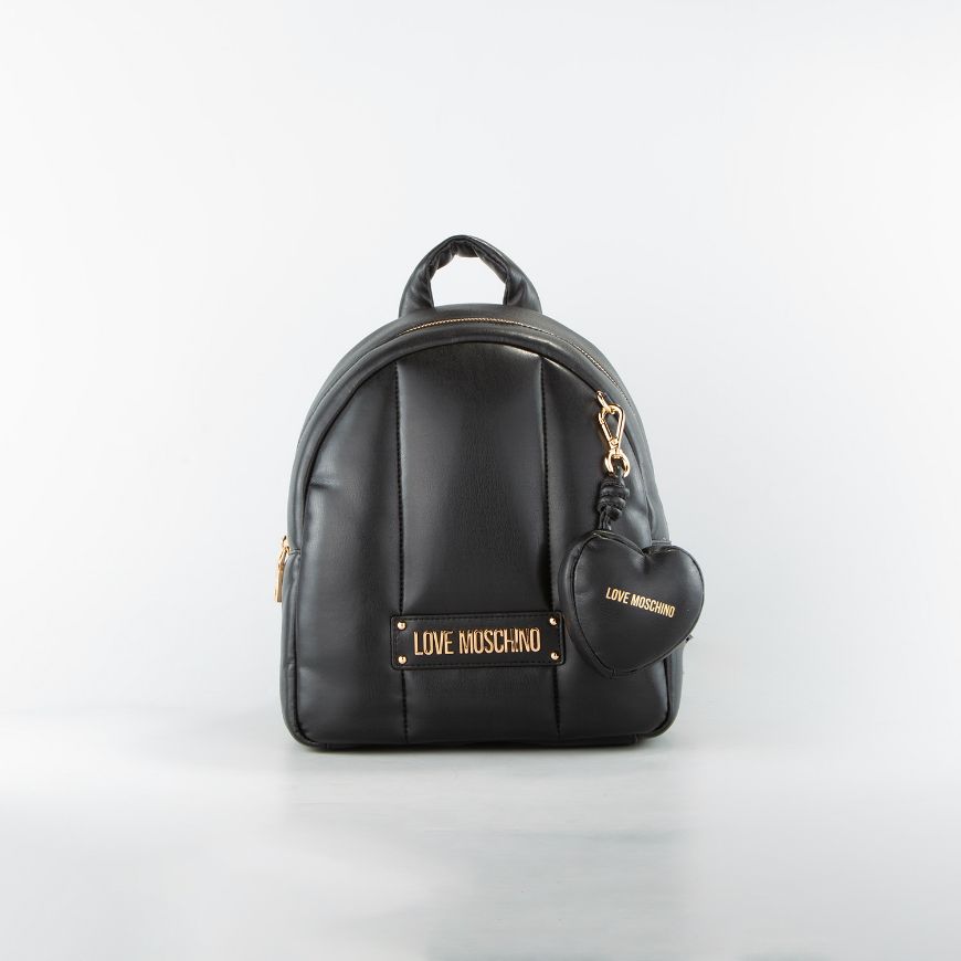 Снимка на LOVE MOSCHINO PUFFY LOGO ДАМСКА РАНИЦА В ЧЕРНО