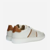 Picture of LA MARTINA MEN'S BLUBBER LEATHER SNEAKERS IN OFF WHITE 3