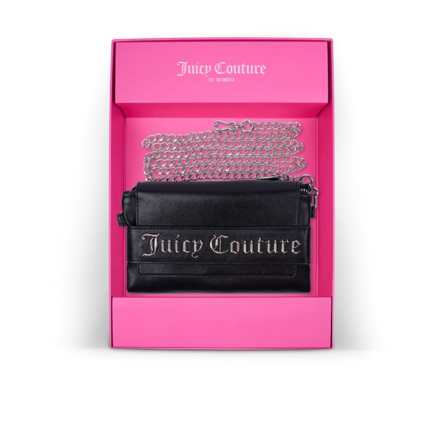 Снимка на JUICY COUTURE ДАМСКА ЧАНТА BOX BAG WITH CHAIN В ЧЕРНО