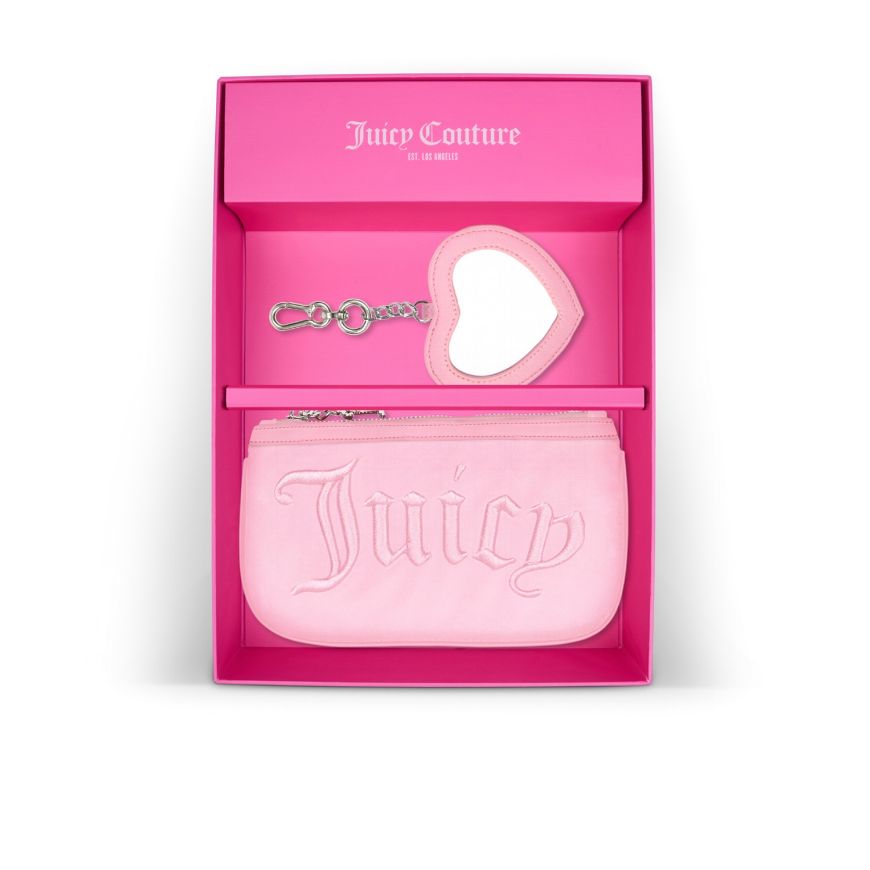 Снимка на JUICY COUTURE ДАМСКИ ПОДАРЪЧЕН СЕТ С ЧАНТИЧКА И ОГЛЕДАЛО В РОЗОВО