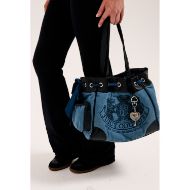 Снимка на JUICY COUTURE DAYDREAM DENIM ГОЛЯМА ДАМСКА ЧАНТА ЗА РАМО В СИНЬО 5