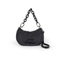 Снимка на JUICY COUTURE BLOSSOM МАЛКА ДАМСКА ХОБО ЧАНТА С КАМЪНИ В ЧЕРНО 1