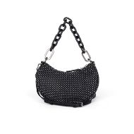 Снимка на JUICY COUTURE BLOSSOM МАЛКА ДАМСКА ХОБО ЧАНТА С КАМЪНИ В ЧЕРНО 3