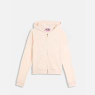 Picture of JUICY COUTURE WOMEN'S HERITAGE ROBYN VELOUR HOODIE IN PINK 1