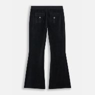 Picture of JUICY COUTURE WOMEN'S CAISA ULTRA LOW RISE VELOUR PANT IN BLACK 2