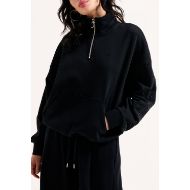 Picture of JUICY COUTURE WOMEN'S CASTELLA DIAMANTE OVERSIZED CROPPED HOODIE IN BLACK 5