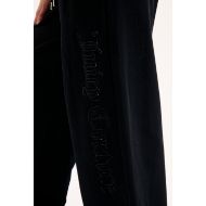 Picture of JUICY COUTURE WOMEN'S ANNEN ULTRA LOW WIDE LEG TRACKPANT IN BLACK 9