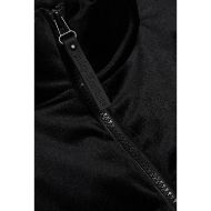 Picture of JUICY COUTURE WOMEN'S MARGO VELOUR PUFFER JACKET WITH JUICY DIAMANTE LOGO IN BLACK 6