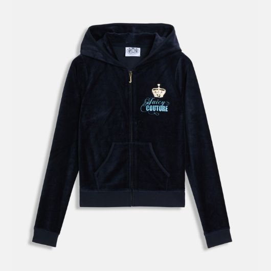 Показвай детайлите за JUICY COUTURE ДАМСКИ ВТАЛЕН СУИТШЪРТ С HER MAJESTY GLITTER ПРИНТ В ТЪМНОСИНЬО 1 - FanPoint Снимка на JUICY COUTURE ДАМСКИ ВТАЛЕН СУИТШЪРТ С HER MAJESTY GLITTER ПРИНТ В ТЪМНОСИНЬО 1