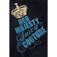 Picture of JUICY COUTURE WOMEN'S SLIM FIT HOODIE WITH HER MAJESTY GLITTER PRINT IN NIGHT SKY 3