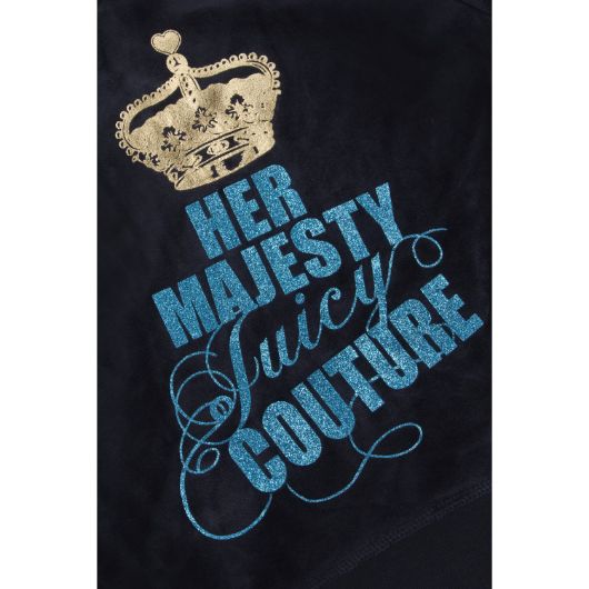 Показвай детайлите за JUICY COUTURE ДАМСКИ ВТАЛЕН СУИТШЪРТ С HER MAJESTY GLITTER ПРИНТ В ТЪМНОСИНЬО 3 - FanPoint Снимка на JUICY COUTURE ДАМСКИ ВТАЛЕН СУИТШЪРТ С HER MAJESTY GLITTER ПРИНТ В ТЪМНОСИНЬО 3