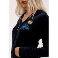 Picture of JUICY COUTURE WOMEN'S SLIM FIT HOODIE WITH HER MAJESTY GLITTER PRINT IN NIGHT SKY 6