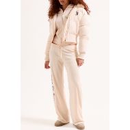 Picture of JUICY COUTURE WOMEN'S CROP PUFFER JACKET WITH HOUSE OF JUICY EMBROIDERY IN PINK 5