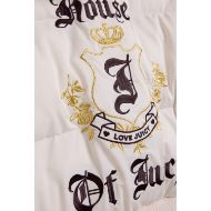 Picture of JUICY COUTURE WOMEN'S CROP PUFFER JACKET WITH HOUSE OF JUICY EMBROIDERY IN PINK 3