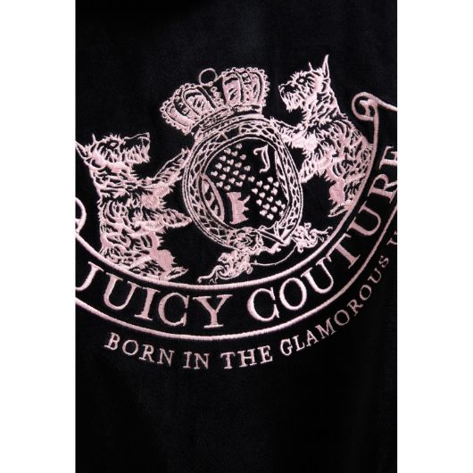 Показвай детайлите за JUICY COUTURE ДАМСКИ ВТАЛЕН СУИТШЪРТ ОТ КАДИФЕ С БРОДЕРИЯ DOG CREST В ЧЕРНО 3 - FanPoint Снимка на JUICY COUTURE ДАМСКИ ВТАЛЕН СУИТШЪРТ ОТ КАДИФЕ С БРОДЕРИЯ DOG CREST В ЧЕРНО 3