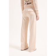Picture of JUICY COUTURE WOMEN'S VELOUR ULTRA LOW RISE TRACKPANTS WITH HOUSE OF JUICY EMBROIDERY IN PINK 7