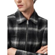 Picture of ALLSAINTS MEN'S BAYO SHERPA JACKET IN BLACK 3