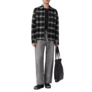 Picture of ALLSAINTS MEN'S BAYO SHERPA JACKET IN BLACK 6