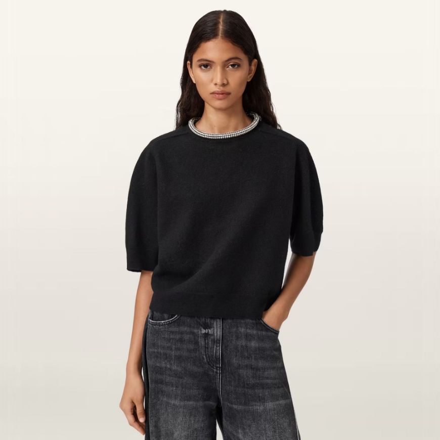 Снимка на ALLSAINTS ДАМСКИ ТОП ODELL В ЧЕРНО