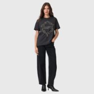 Снимка на ALLSAINTS ДАМСКА БЛУЗА DRIP EMBROIDERED BOYFRIEND В ЧЕРНО 5