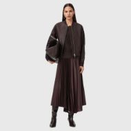 Picture of ALLSAINTS WOMEN'S ORTEN BOMBER JACKET IN OXBLOOD RED 6