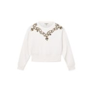 Picture of ALLSAINTS WOMEN'S DRIP SEPARO SWEATSHIRT IN OPTIC WHITE 7