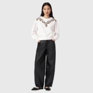 Picture of ALLSAINTS WOMEN'S DRIP SEPARO SWEATSHIRT IN OPTIC WHITE 5