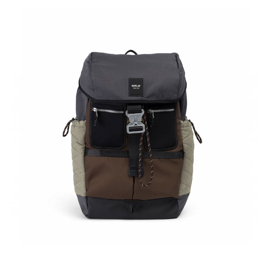 Picture of REPLAY MEN'S NYLON BAG IN MULTICOLOUR