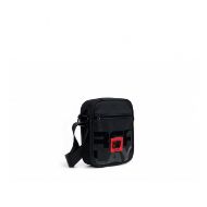 Picture of REPLAY MEN'S RUBBERIZED PU CROSS BODY BAG IN BLACK 2