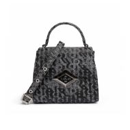 Снимка на REPLAY ДАМСКА ЧАНТА PRINTED DENIM BAG WITH METALLIC DIAMOND LOGO В ЧЕРНО 1