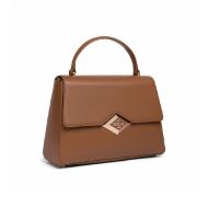 Снимка на REPLAY ДАМСКА ЧАНТА MEDIUM BAG IN SOFT PU WITH METALLIC DIAMOND LOGO В КАРАМЕЛЕНО КАФЕ 2