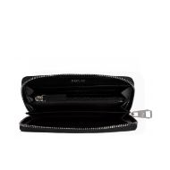 Picture of REPLAY WOMEN'S ZIP AROUND WALLET WITH LOGO IN BLACK 2