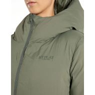 Picture of REPLAY WOMEN'S REVERSIBLE NYLON PADDED JACKET IN SAGE GREEN 6