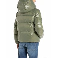 Picture of REPLAY WOMEN'S REVERSIBLE NYLON PADDED JACKET IN SAGE GREEN 2