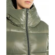 Picture of REPLAY WOMEN'S REVERSIBLE NYLON PADDED JACKET IN SAGE GREEN 3